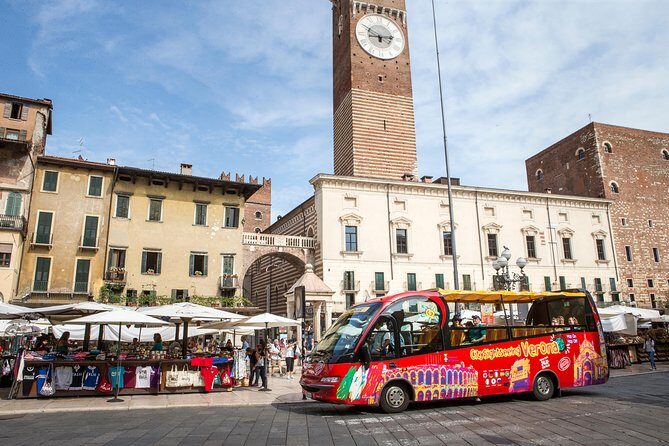 City Sightseeing Verona Hop-On Hop-Off Bus Tour - The blue-line Verona: Juliet stops, gardens, and market squares