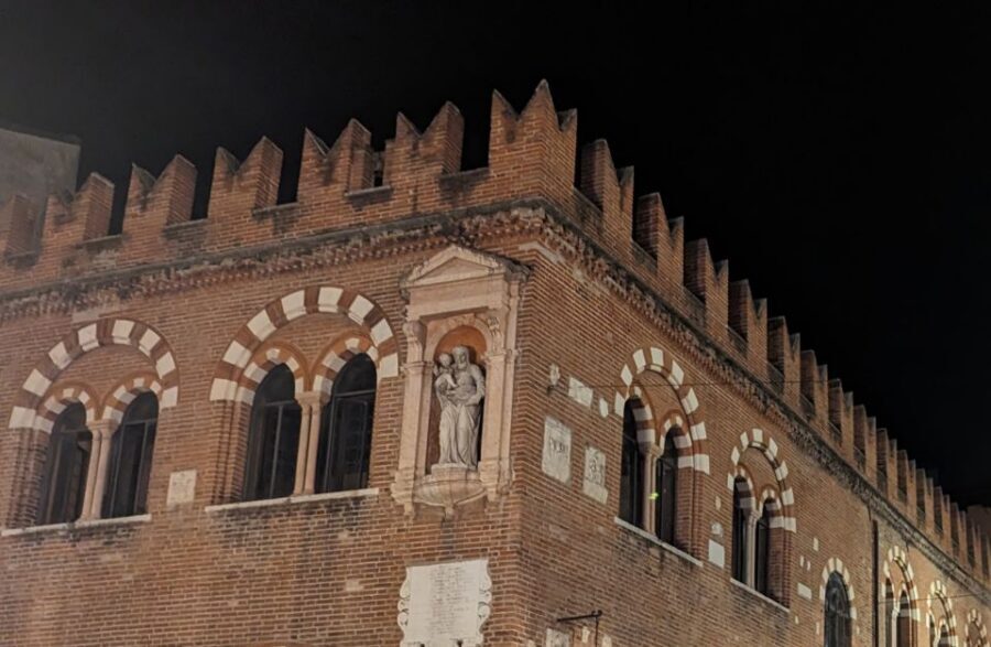 Guided Walking Tour in Verona - Piazza delle Erbe: fresco facades and the Roman forum vibe