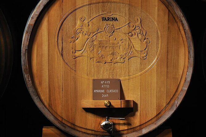 Valpolicella Wine Tasting Experience & Light Lunch - Setting Off from Azienda Vinicola Farina (Pedemonte, near Verona)