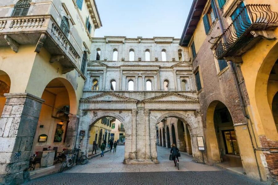 Verona: City Walking Tour with Cable Car & Wine Aperitif - Squares and Shakespeare Outside: Juliet’s Balcony Without the Indoor Detour