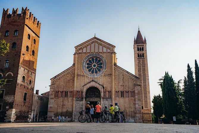 Verona e-bike tour: city center and panoramic views - Duomo, Ponte Pietra, and the Adige River Walk