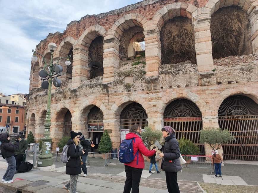 Verona: Small Group Guided Walking Tour with Arena Tickets - Roman Arena visit: why skip-the-line tickets are a big deal here