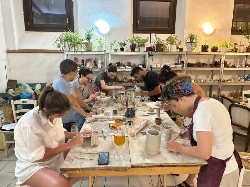 Wine and Pottery Workshop at Smart Lab Verona - Meeting the instructor and learning clay basics fast